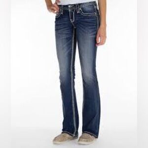 Rock Revival Blue Boot Cut Jeans with Classic Design